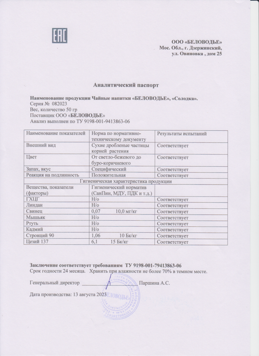 Паспорт №082023